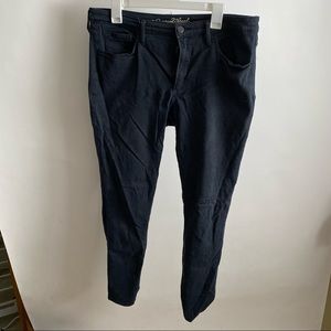 Black high rise skinny